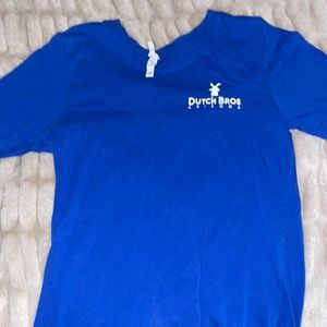 Basic Blue Dutch Bros Tee - Unisex
